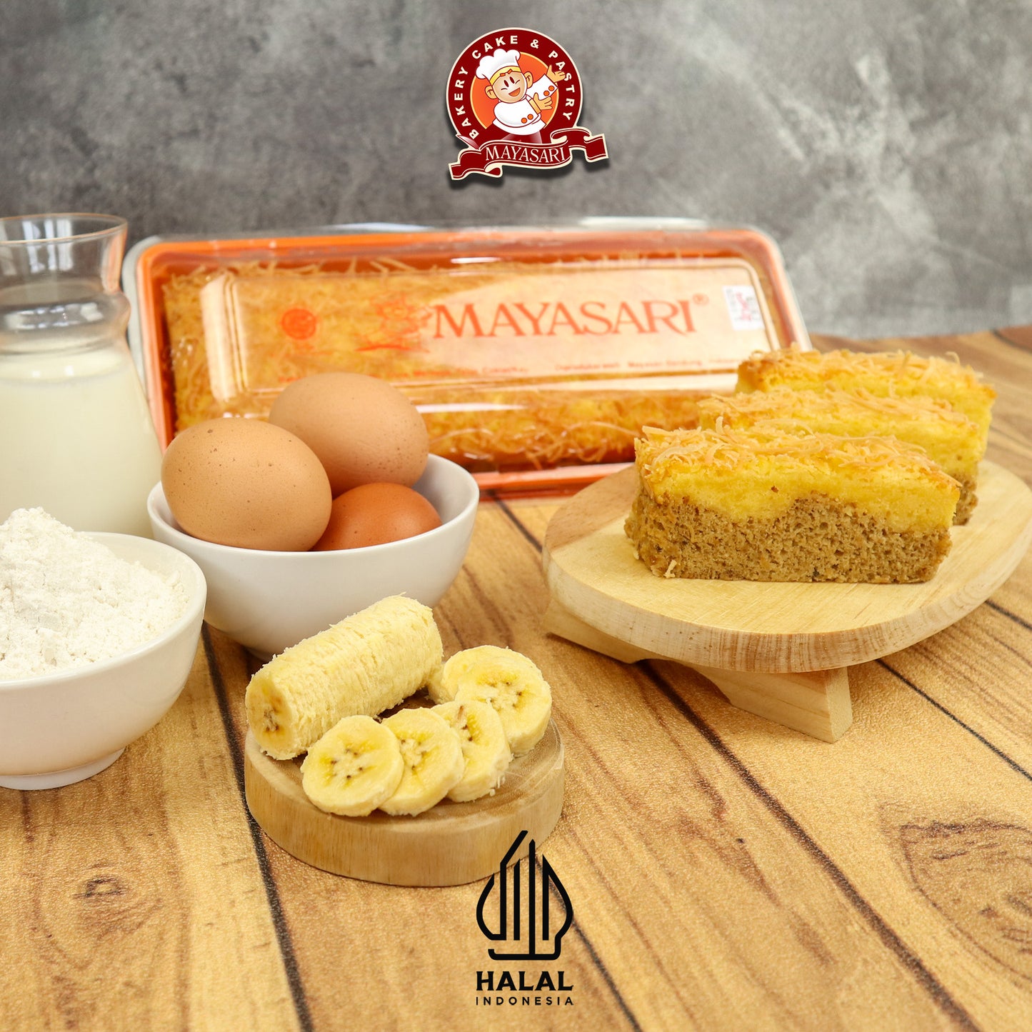 Banana Cheese Cake - Mayasari Cake