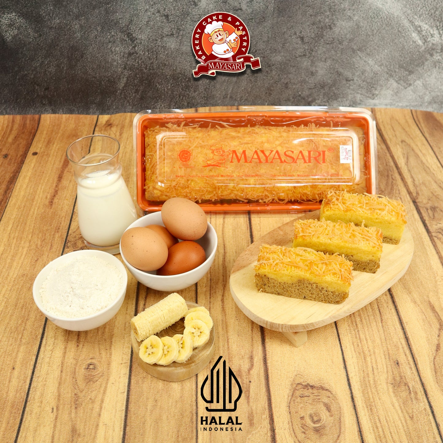 Banana Cheese Cake - Mayasari Cake