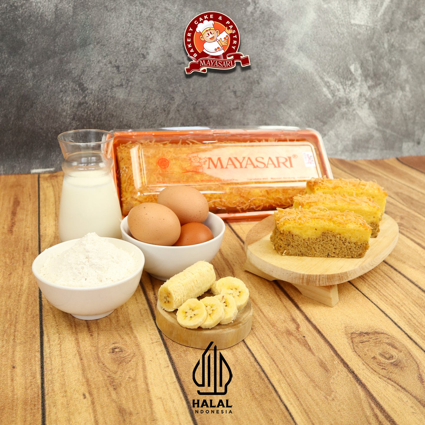 Banana Cheese Cake - Mayasari Cake