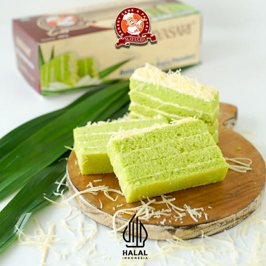 Bolu Lapis Keju Pandan - Mayasari