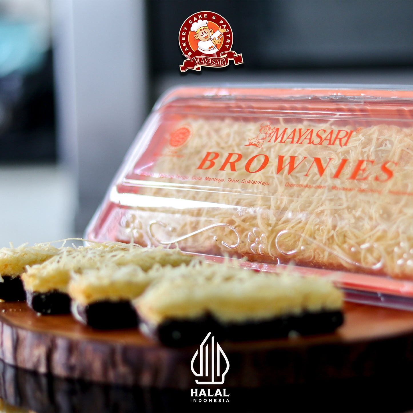Mayasari Brownies Panggang Keju Coklat