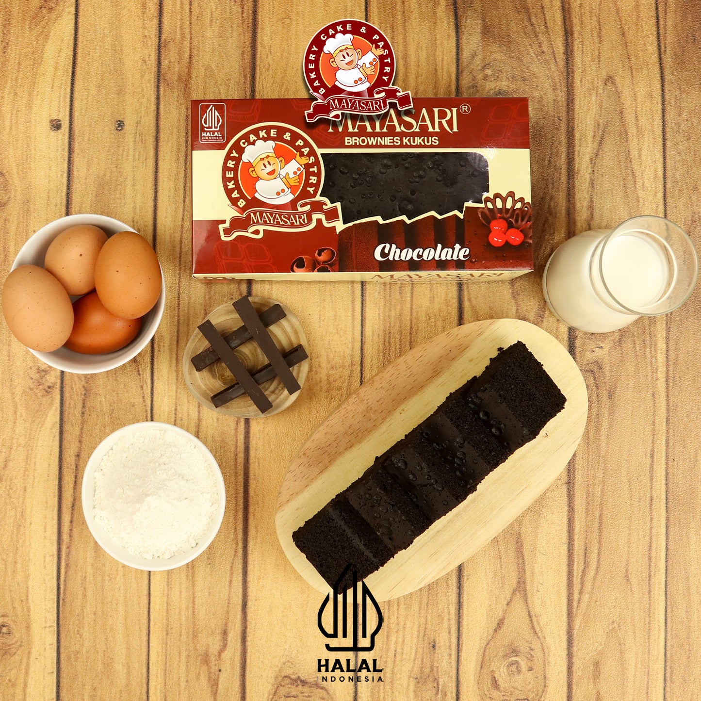Mayasari Brownies Kukus Coklat