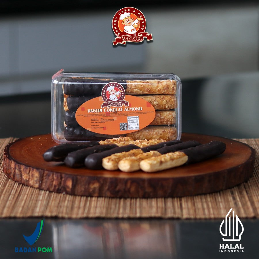 Coklat Almond Pastry Stick