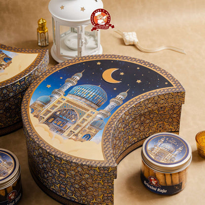 Eid Mubarak Crescent Gold - Hampers Parcel Lebaran Bandung 2026