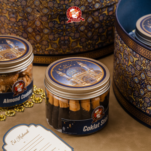 Eid Mubarak Crescent Gold - Hampers Parcel Lebaran Bandung 2026