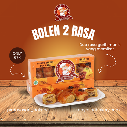 Bolen 2 Rasa (Coklat & Keju)