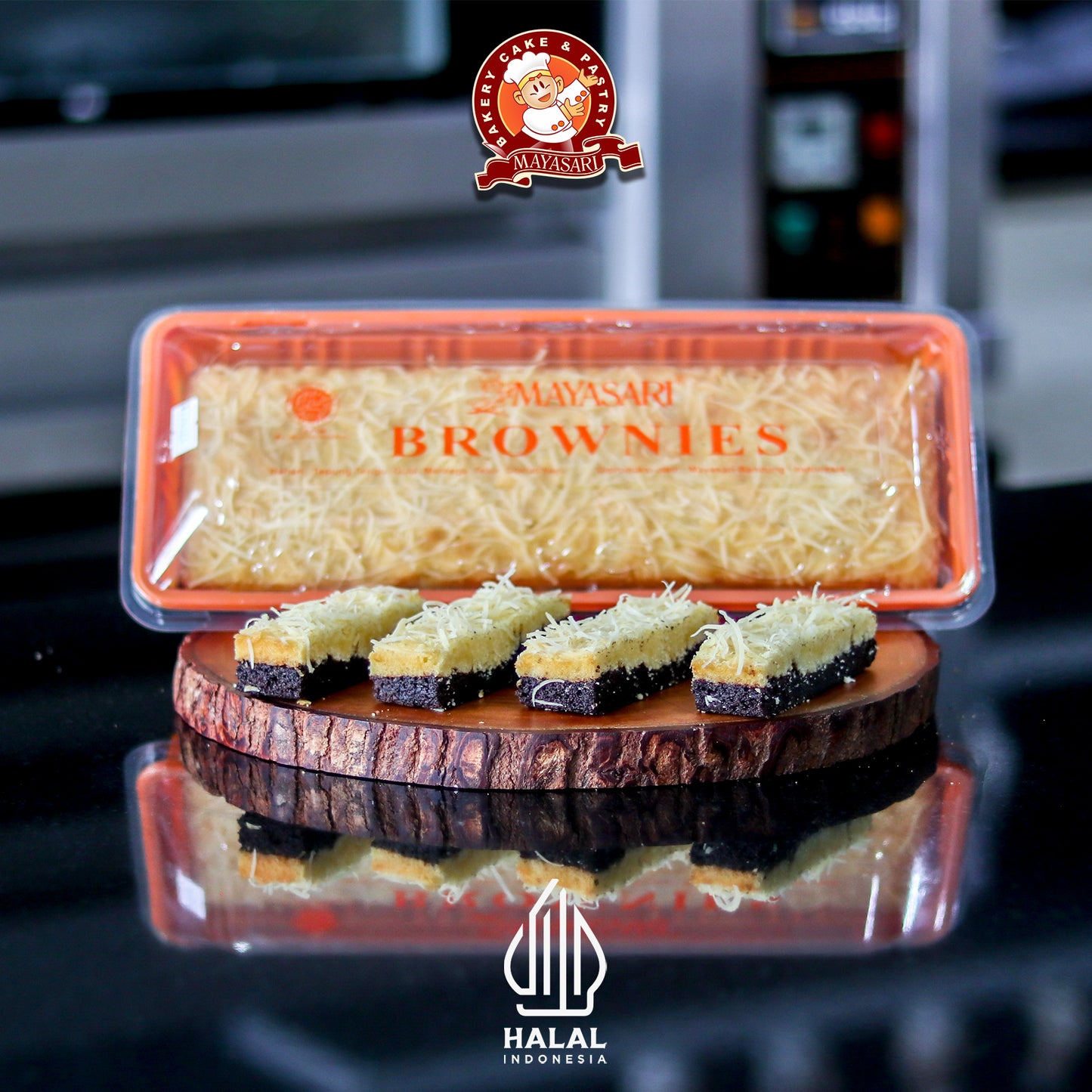 Mayasari Brownies Panggang Keju Coklat