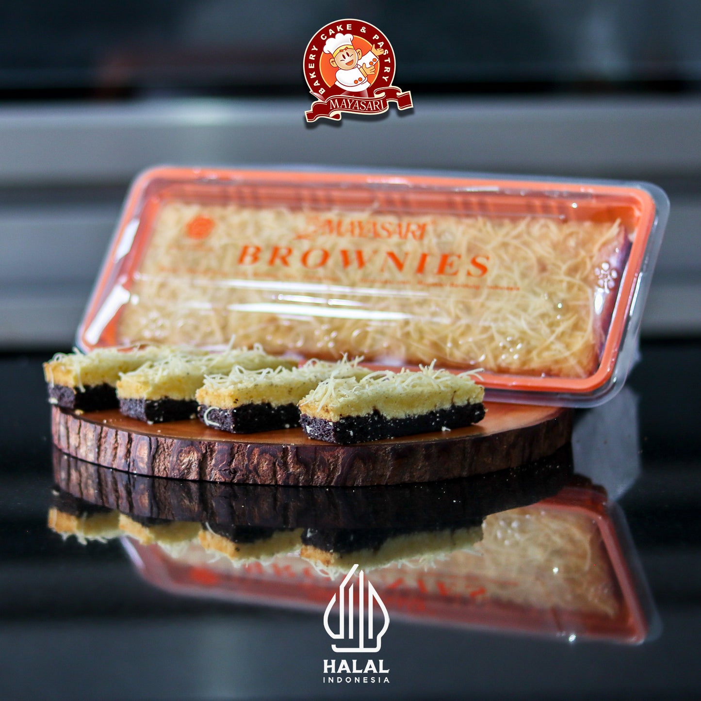 Mayasari Brownies Panggang Keju Coklat